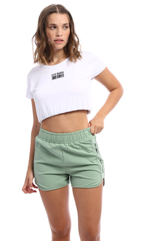 מכנסיים קצרים בצבע ירוק STM2127720