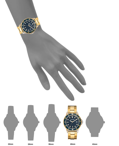 סטיב מאד - שעון יד יוניסקס SM1036 בצבע זהב