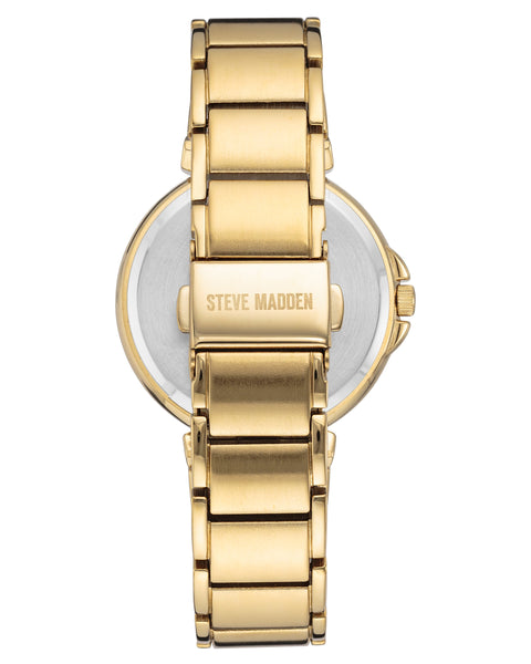 סטיב מאד - שעון יד לנשים SM1038 בצבע זהב