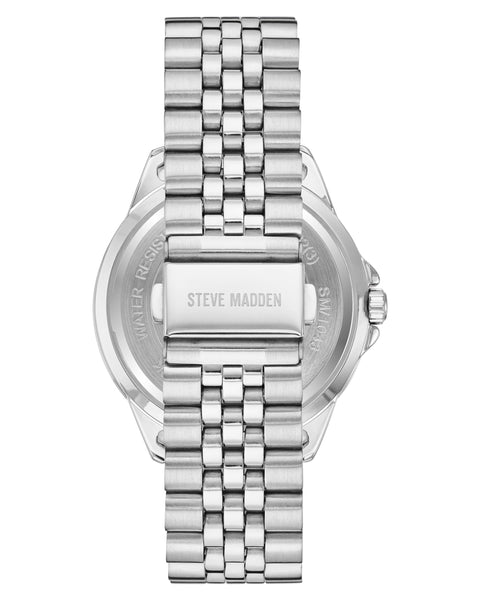 סטיב מאד - שעון יד יוניסקס SM1043 בצבע כסף