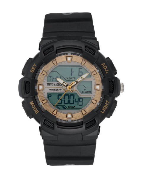 סטיב מאד - שעון יוניסקס SM4000 בשחור