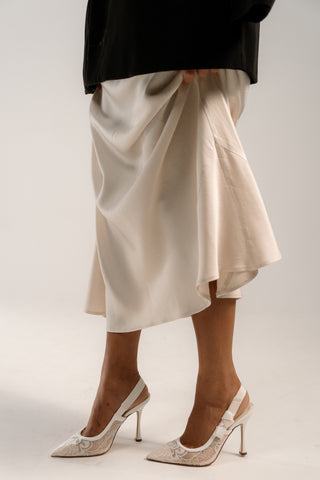 נעלי עקב סירה BRI-L בלבן