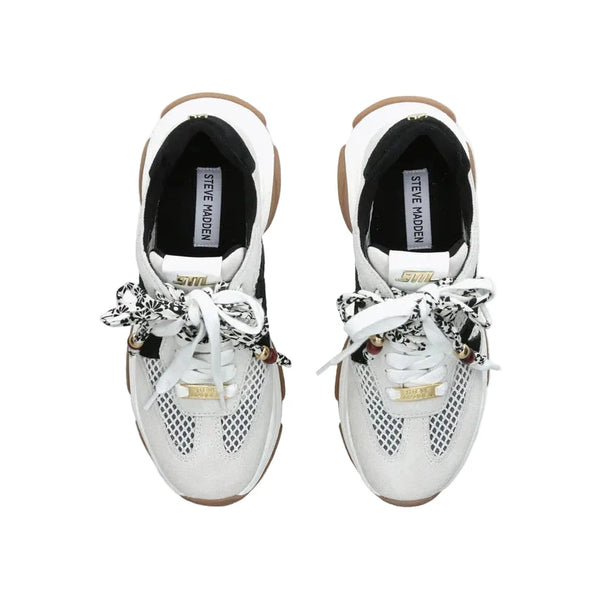 סטיב מאד - סניקרס זמש לנשים MAXFIELD באפור