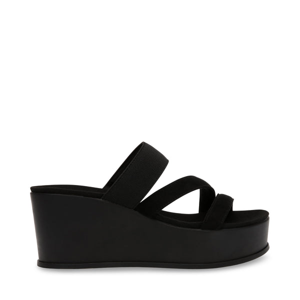 סטיב מאד - כפכפי פלטפורמה AK-VAI בשחור