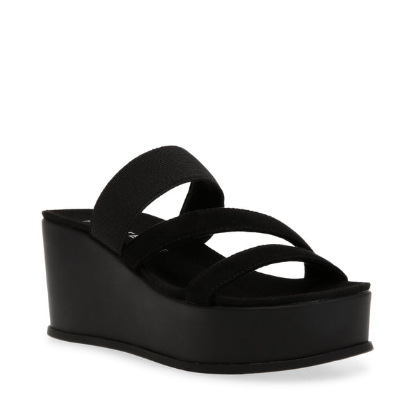 סטיב מאד - כפכפי פלטפורמה AK-VAI בשחור