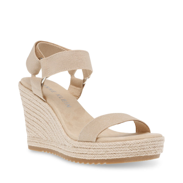 סטיב מאד - סנדלי פלטפורמה AK-WIT בגוון טבעי