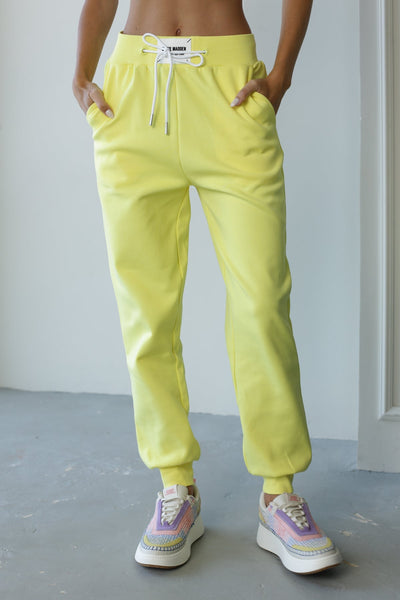 סטיב מאד - מכנסי טרנינג לנשים CATALINA בצהוב