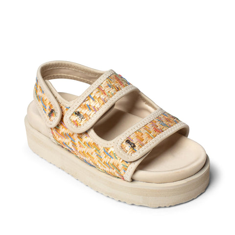 סנדלים לילדות SMK-CHLOE בכתום משולב