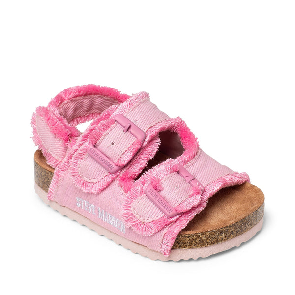 סטיב מאד - סנדלים לילדות SMK-CHARLOTTE בג'ינס ורוד