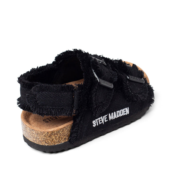 סטיב מאד - סנדלים לילדות SMK-CHARLOTTE בג'ינס שחור