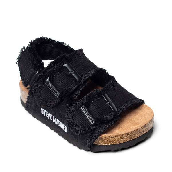 סטיב מאד - סנדלים לילדות SMK-CHARLOTTE בג'ינס שחור