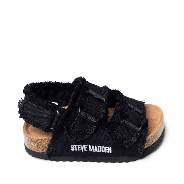 סטיב מאד - סנדלים לילדות SMK-CHARLOTTE בג'ינס שחור