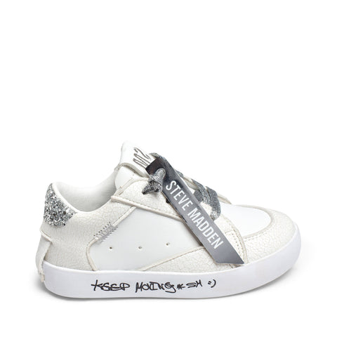 סניקרס לילדות SMK-COOPER בכסוף משולב