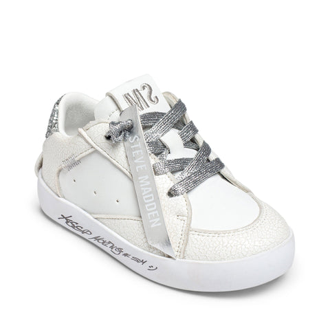 סניקרס לילדות SMK-COOPER בכסוף משולב