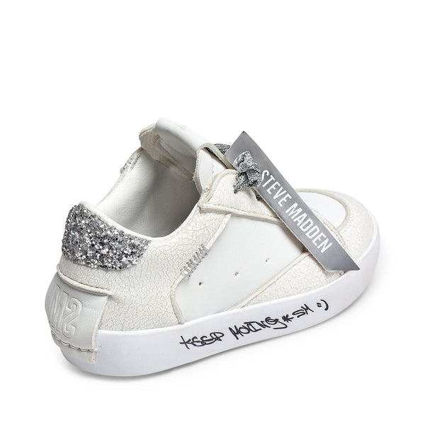 סטיב מאד - סניקרס לילדות SMK-COOPER בכסוף משולב