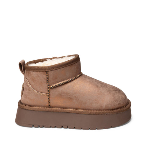 מגפונים לבנות SMK-BRIANNA בחום מטאלי