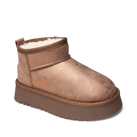 מגפונים לבנות SMK-BRIANNA בחום מטאלי