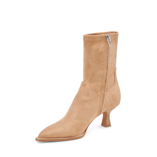 סטיב מאד - מגפוני עקב בינוני ARYA DOLCE VITA בקאמל