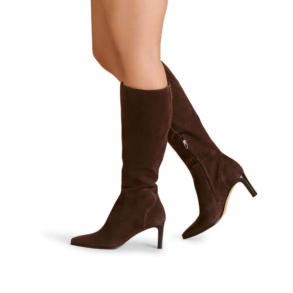 סטיב מאד - מגפי עקב מזמש EMMI DOLCE VITA בחום