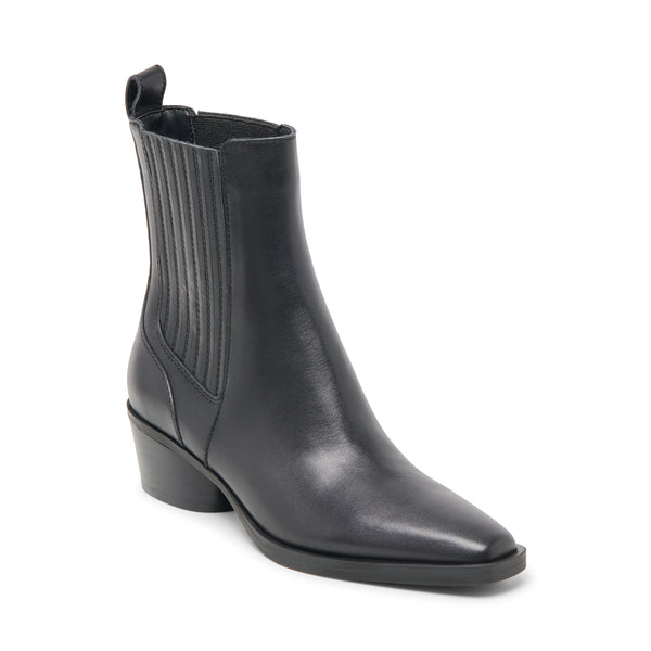 סטיב מאד - מגפוני בוקרים מעור לנשים FAINT-H2O DOLCE VITA בשחור