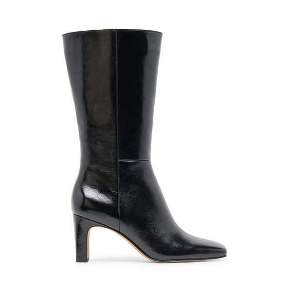 סטיב מאד - מגפי עקב מעור RIGGS-DV DOLCE VITA בשחור