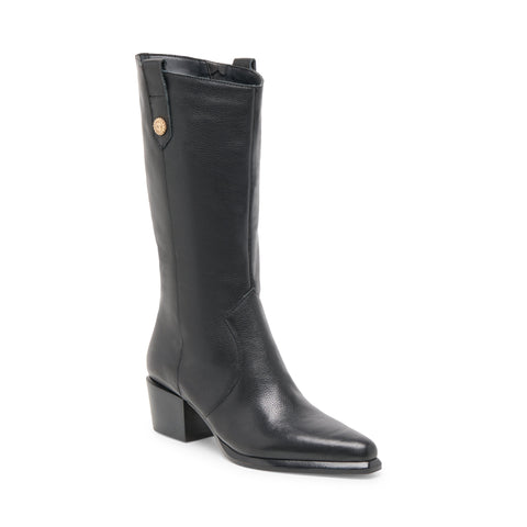 מגפי בוקרים מעור לנשים VERN DOLCE VITA בשחור