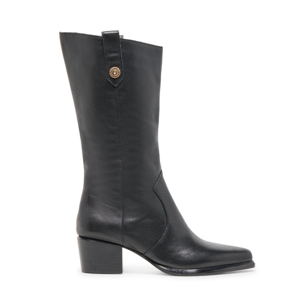 סטיב מאד - מגפי בוקרים מעור לנשים VERN DOLCE VITA בשחור