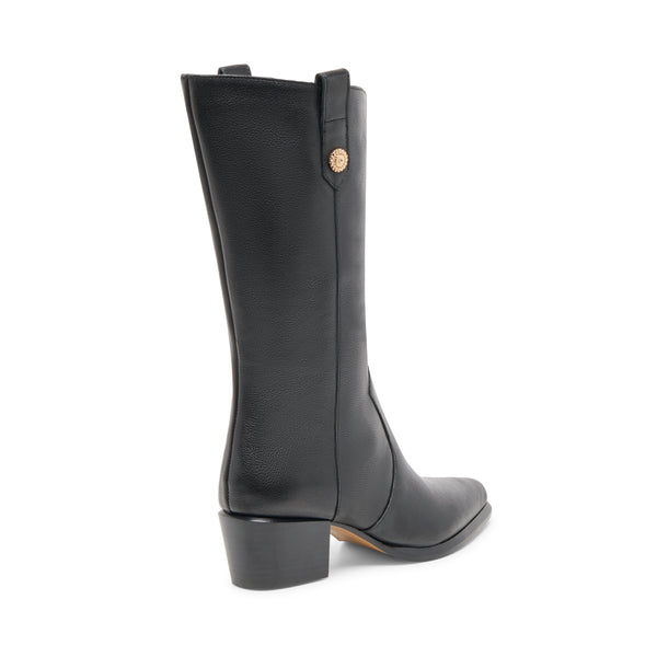 סטיב מאד - מגפי בוקרים מעור לנשים VERN DOLCE VITA בשחור