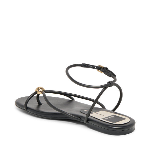 סטיב מאד - סנדלים שטוחים מעור לנשים KENLEY DOLCE VITA בשחור