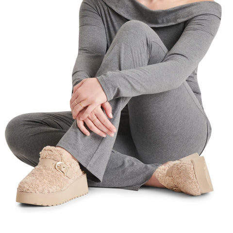 כפכפי קלוגס פלטפורמה LELANI-P DOLCE VITA בניוד