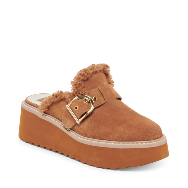 סטיב מאד - כפכפי קלוגס פלטפורמה LELANI-P DOLCE VITA בקאמל