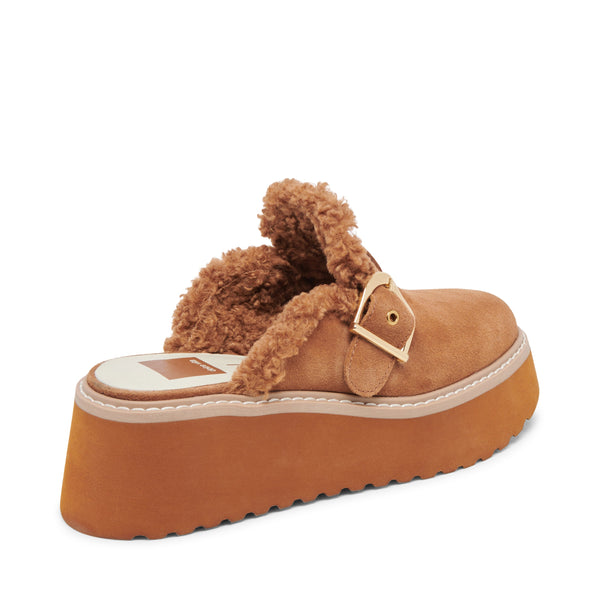 סטיב מאד - כפכפי קלוגס פלטפורמה LELANI-P DOLCE VITA בקאמל