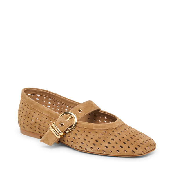 סטיב מאד - נעלי סירה שטוחות מזמש MIKEL DOLCE VITA בקאמל