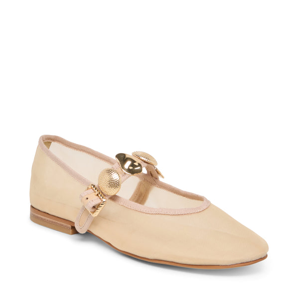 סטיב מאד - נעלי סירה שטוחות RELAN-M DOLCE VITA בניוד זהב