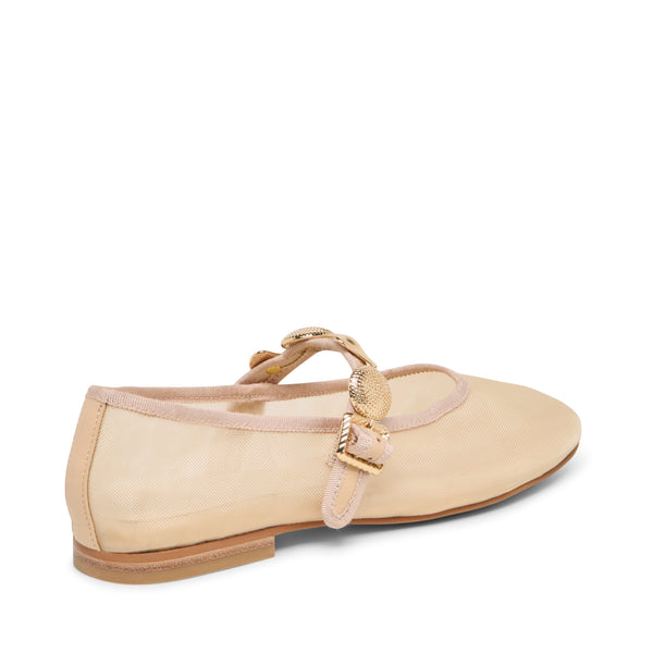 סטיב מאד - נעלי סירה שטוחות RELAN-M DOLCE VITA בניוד זהב