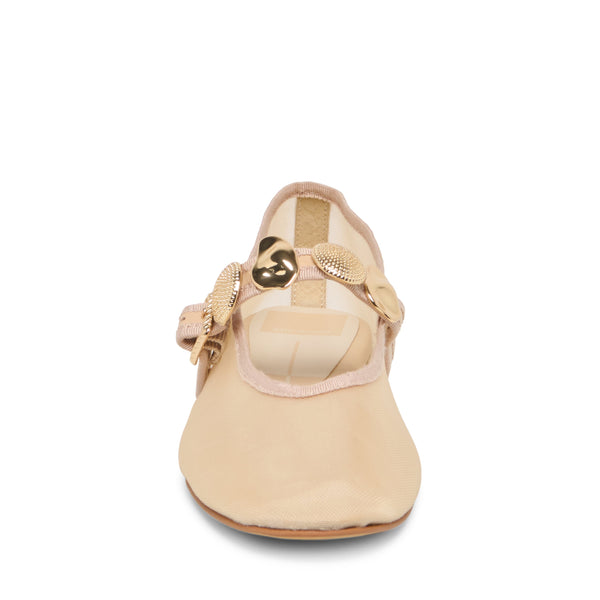 סטיב מאד - נעלי סירה שטוחות RELAN-M DOLCE VITA בניוד זהב