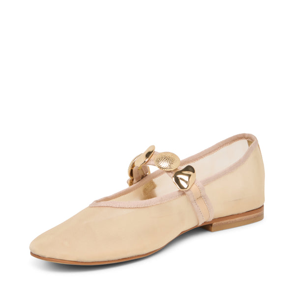 סטיב מאד - נעלי סירה שטוחות RELAN-M DOLCE VITA בניוד זהב