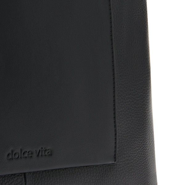 סטיב מאד - תיק יד מעור לנשים HANA DOLCE VITA בשחור