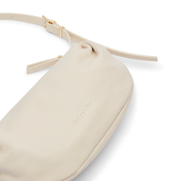 סטיב מאד - תיק יד מעור לנשים LIVI DOLCE VITA בגוון שמנת