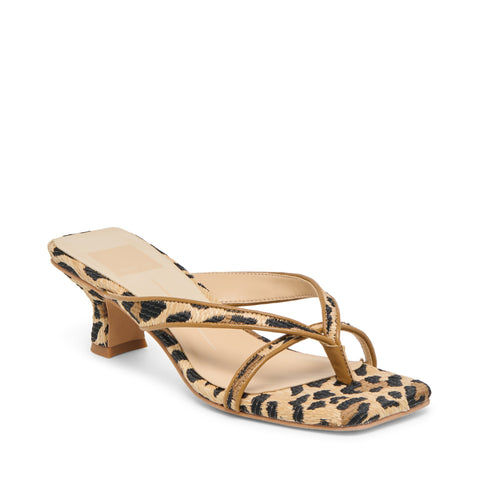 כפכפי אצבע עקב בינוני BREVEL DOLCE VITA במנומר