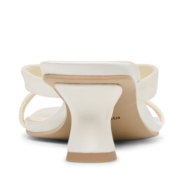 סטיב מאד - כפכפי אצבע עקב בינוני BREVEL DOLCE VITA בלבן