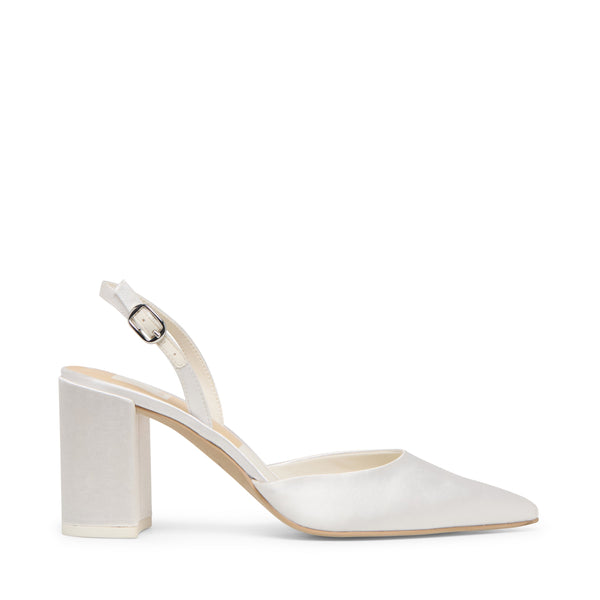 סטיב מאד - נעלי עקב סירה  CAREL DOLCE VITA בלבן