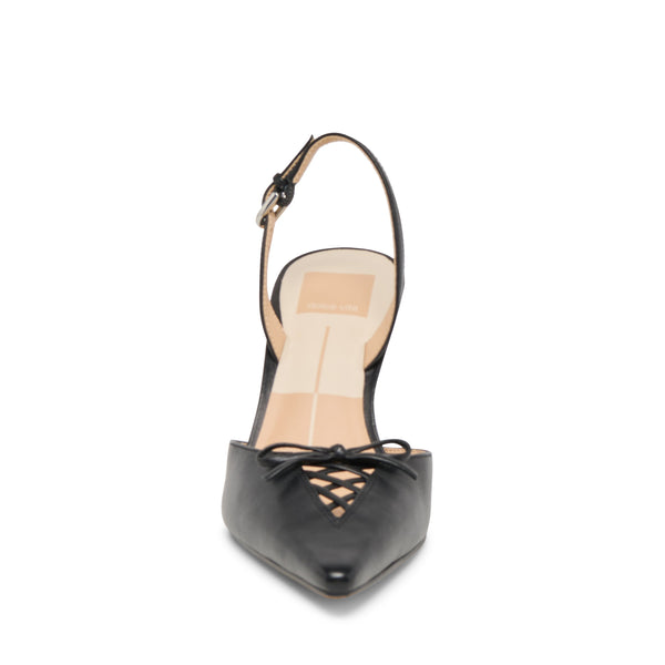 סטיב מאד - נעלי עקב סירה מעור HAMYA DOLCE VITA בשחור