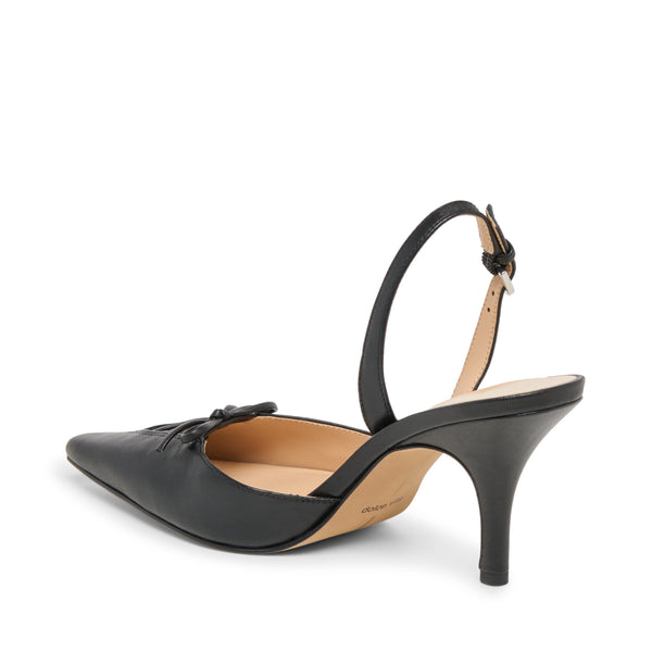 סטיב מאד - נעלי עקב סירה מעור HAMYA DOLCE VITA בשחור