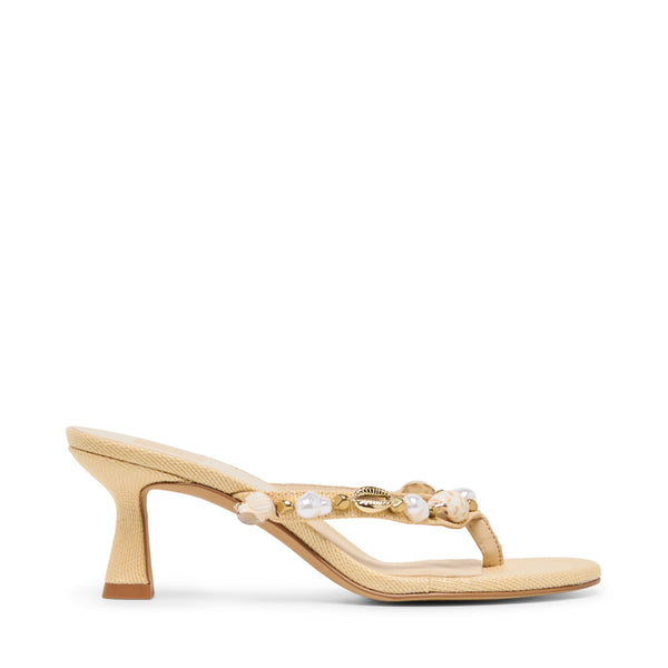 סטיב מאד - כפכפי עקב בינוני DAKSIE DOLCE VITA בגוון טבעי