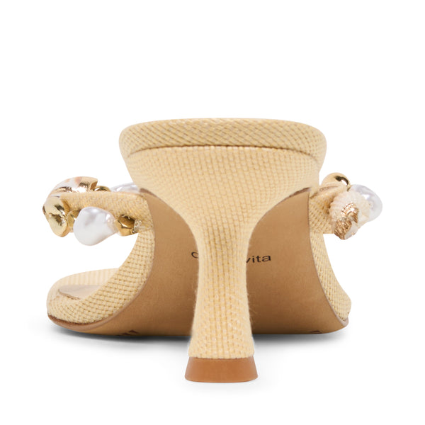 סטיב מאד - כפכפי עקב בינוני DAKSIE DOLCE VITA בגוון טבעי