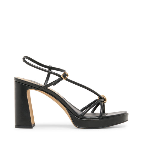 סנדלי עקב מעור ODETE DOLCE VITA בשחור