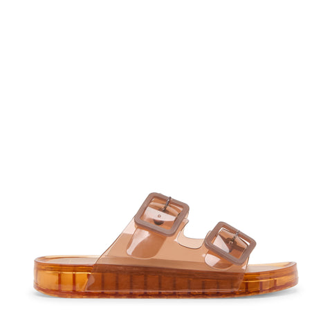 כפכפים שטוחים לנשים JULIO DOLCE VITA בחום שקוף