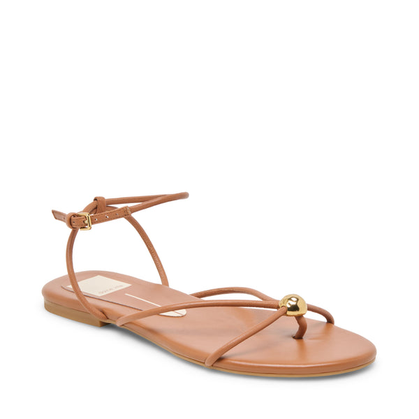 סטיב מאד - סנדלים שטוחים מעור לנשים KENLEY DOLCE VITA בקאמל