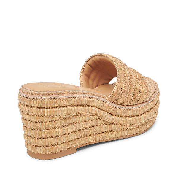 סטיב מאד - כפכפי פלטפורמה THRONE DOLCE VITA בגוון טבעי